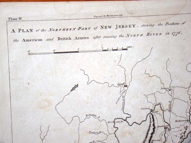 A Revolutionary War Battle Plan of Northern New Jersey published in 1806 by C.P. Wayne — image 2